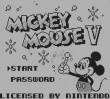 Image n° 1 - screenshots  : Mickey Mouse V